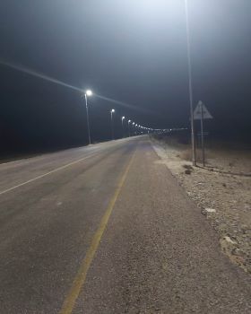 202007博茲瓦納道路路燈安裝